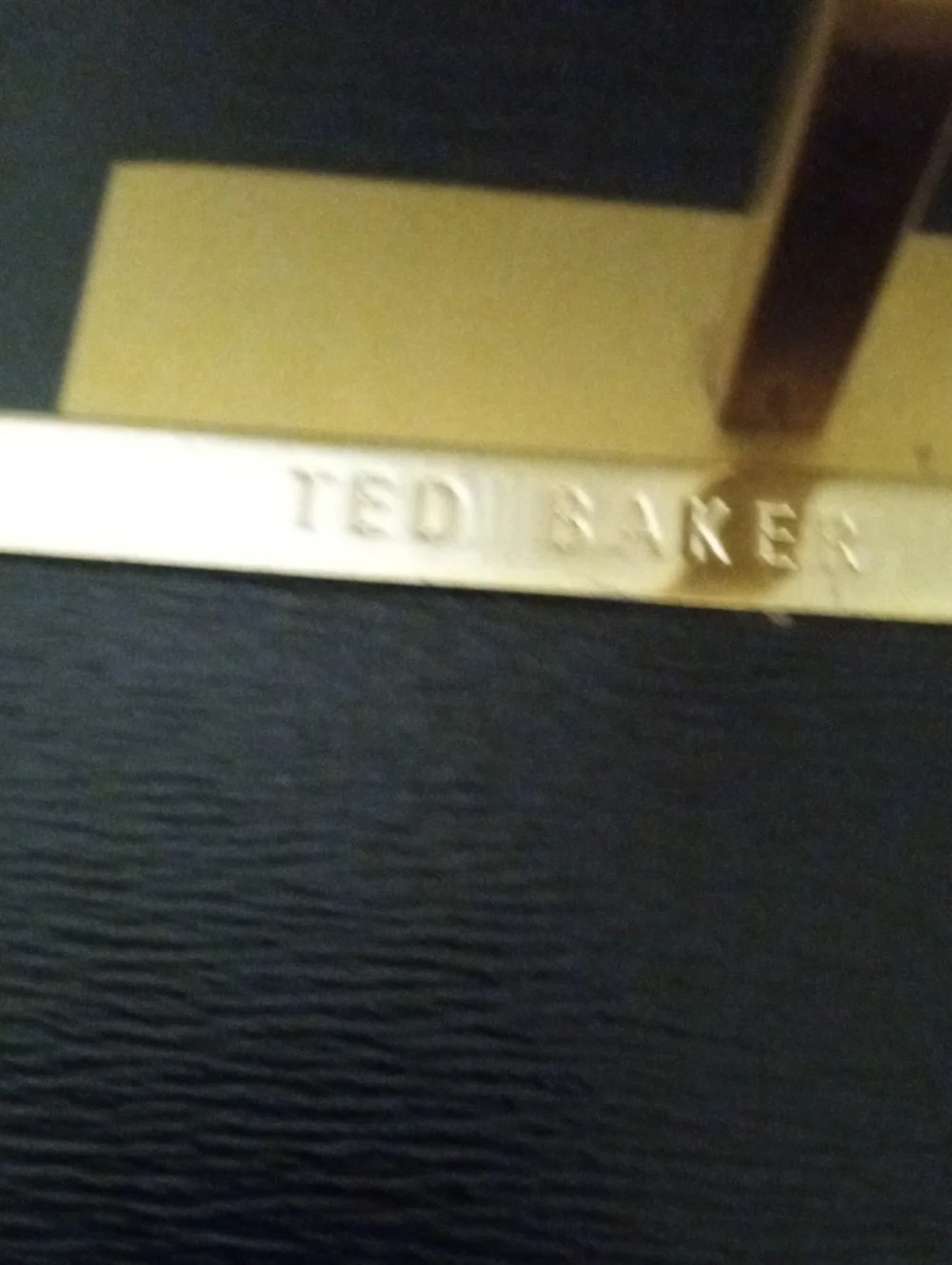 Ted Baker Epi Textured Leather Clutch